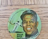 1971 Mattel Instant Replay Willie Mays San Francisco Giants disco 2,5&quot;&quot; ... - $18.95