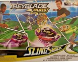 Beyblade Burst Turbo Slingshock Cross Collision Battle Set - $53.45