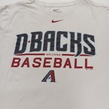 Nike D-Backs Arizona Baseball Men’s Off-White Short Sleeve Graphic T-Shirt Sz L image 4