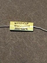 2000PF .002 100V WEST-CAP Axial Capacitor mw94j1202 Nos - £2.52 GBP