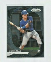 Nick Solak (Texas Rangers) 2020 Panini Prizm Rookie Card #232 - £3.97 GBP