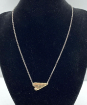 JK by Thirty-One Whisper Heart Two-Toned Necklace 18&quot; + Extender - $225.46 MXN