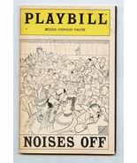 Playbill Noises Off Cover Art by Harry Hirschfeld Opening Night 1983  - £16.49 GBP