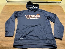 Virginia Cavaliers Basketball Men’s Blue Sweatshirt - Nike Therma-Fit - Medium - £18.01 GBP