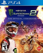 Monster Energy Supercross 2 PS4! Motorcross Mx, Dirt Bike, Motorcycle Race, Mxgp - £17.39 GBP