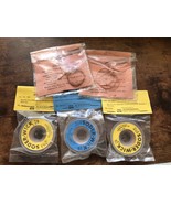 Lot of 5 NOS Soder-Wick Desoldering Braid – 3 Sealed Spools + 2 Flat Pac... - $20.31 CAD
