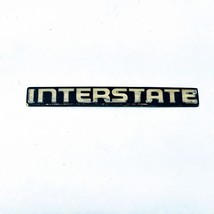 Honda 1980-1983 Goldwing GL1100 Gold Interstate Nameplate Emblem Badge OEM Used - £18.01 GBP