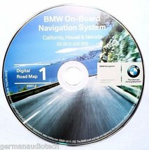BMW NAVIGATION CD DVD DIGITAL ROAD MAP DISC 1 CALIFORNIA HAWAII NEVADA 2... - £38.91 GBP