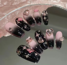  Nail,Handmade exquisite press-on nails for women,Cute girl Nails,Elegant Nail - £15.48 GBP