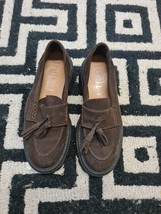 Faith Brown Suede High Heel Loafers For Women Size 40 Express Shipping - $31.50
