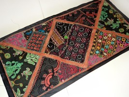 Wall Tapestry Bohemian Hand Patchwork Table Runner Decor Vintage Hanging W68 - $27.22