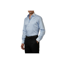 Mens Shirt J.Valintin Turkey Usa Egyption Cotton High Collar 1A19-68 Blue image 3