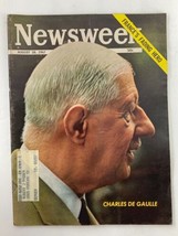 VTG Newsweek Magazine August 28 1967 Charles de Gaulle France&#39;s Fading Hero - £10.62 GBP