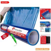 Blue Window Protection Film 12" x 200' | UV Resistant &amp; Self-Adhesive Sa... - $56.38