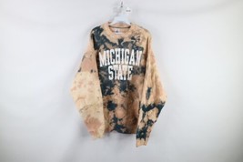 Vintage 90s Mens XL Thrashed Acid Wash Michigan State University Sweatsh... - $59.35