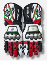 MV Agusta Motorcycle Motorbike Racking Leather Gloves Pythons Racking- Protectiv - $145.00
