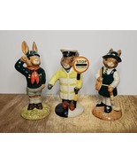 Royal Doulton School Days Be Prepared Lollipop Man Bunnykins Lot DB56 57... - €115,11 EUR