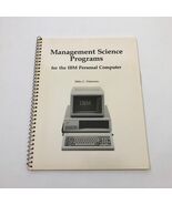 Management Science Programs for the IBM Personal Computer 1986 - €75,51 EUR