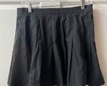Vintage Wilson Pleated Sport Skirt Womens Size 14 Black Polyester Made i... - $25.93