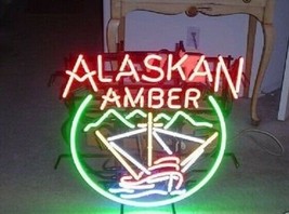 New Alaskan Amber Bar Open Beer Neon Light Sign 32" - $339.99