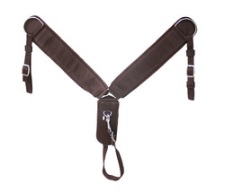 Western Horse Tack 3-3/4&quot; W Black Nylon Neoprene Straight Breast Collar ... - $38.49+