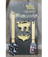 Disney Hocus Pocus 4 pc Silicone Spatula &amp; Cookie Cutter Set - £12.57 GBP