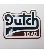 DUTCH BROS Dutch Dad Sticker Drop Coffee Father’s Day June 2019 Brown Blue - £5.56 GBP