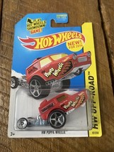 2014 Hot Wheels #87 Off Road-Daredevils HW Poppa Wheelie Red Variant Chr... - $121.19 MXN