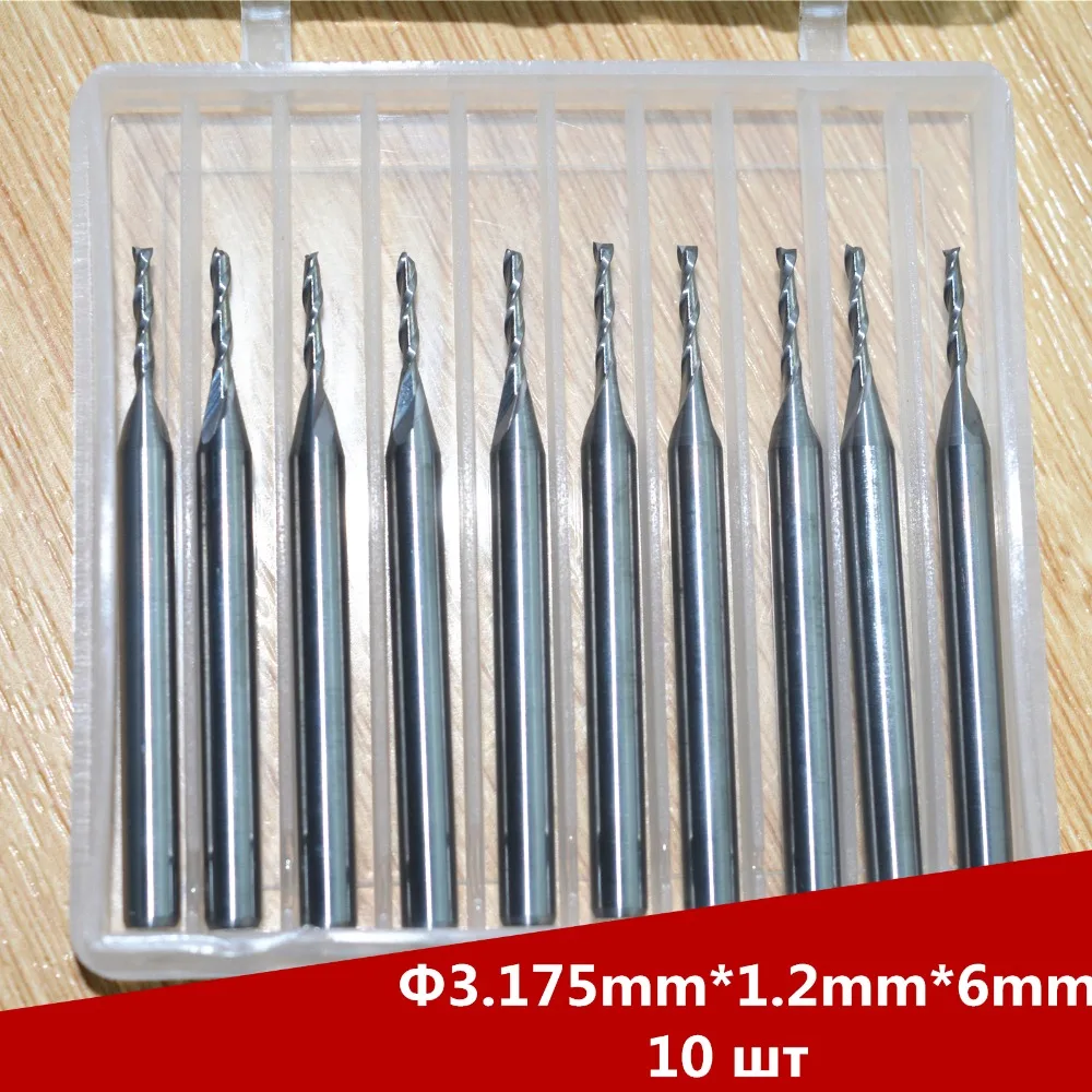 3.175mm*1.2mm*6mm,CNC hine solid carbide tungsten end mill,wor milling cutter,2  - £223.75 GBP