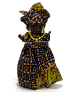 Antique/Vintage Handmade Cloth Doll-Plastic Arms &amp; Head-Black African Am... - £298.27 GBP