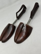 Travel Shoe Keepers #4 Vtg Rochester Tree In A Dark Wood Made Usa Sz 10 - £11.11 GBP