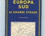 Michelin 1956 Europa Sud Grand Routes Map 988 - $13.86