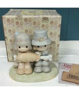 Vtg 1986 Enesco Precious Moments Brotherly Love Figurine 100544 Thanksgi... - £37.34 GBP