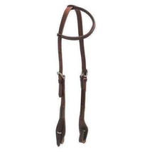 Western Horse Sliding One Ear Working Ranch Leather Headstall Quick Chan... - £23.81 GBP