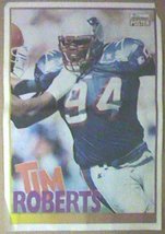New England Patriots Tim Roberts 1995 Patriots Weekly Poster - £3.11 GBP