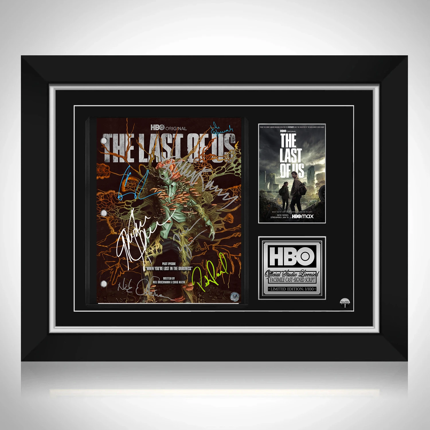 The Last of Us (2023) TV Show Script Limited Signature Edition Custom Frame - £238.63 GBP