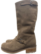 La Canadienne Women&#39;s Collen Taupe Suede Boots Size 10 Waterproof Pull-O... - £46.42 GBP