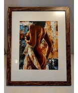 Erotic Lady with Towel Reprint (Frame Included) Free Shipping - $49.00