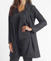 Peace Of Cloth hudson coat in BLACK LACE - size L - $187.11