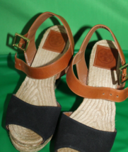 Tory Burch Open Toe Wedge Sandals With Ankle Strap Size Women&#39;s 6 - $59.39