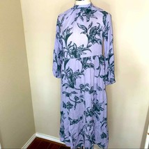 New Day Light Purple Lilac Floral Print Tiered Dress XS NWTs - $21.17