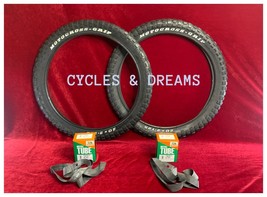 Old School Bmx MOTOCROSS-GRIP Tires 20 X 2.125 Vintage Schwinn Scrambler Bike - £49.46 GBP