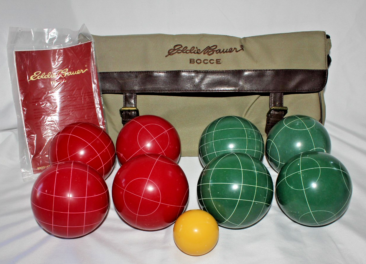 Eddie Bauer Bocce Ball Set Game With Original Bag And Instructions - $59.99