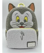 Disney Parks Loungefly Figaro Pinocchio Cat Pastel Mini Backpack Fuzzy N... - $86.64 CAD