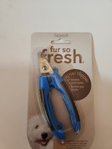 Sergeant&#39;s Fur So Fresh Dog Nail Clipper 5&quot; Blue Comfort Grip w/Safety Lock - £6.96 GBP