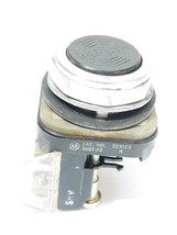Allen-Bradley 800T-A2 Black Push Button Switch Flush Head 300VAC Max  - $24.80