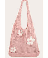 Fame Flower Knitted Shoulder Bag - $28.34