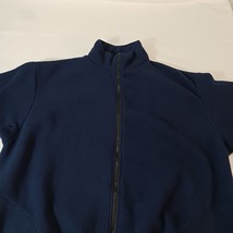 Vintage Auburn Sportswear Men's Blue Fleece Full Zip Pocket Sweatshirt Jacket XL image 7
