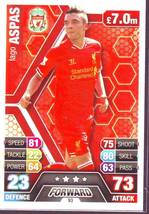 Topps Match Attax 2013-14 Premier League Liverpool Lago Aspas Card - $10.00