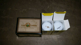 2pks Titleist THE QUARRY GOLF CLUB golf balls #1 #2 NXT 2010 NOS (6 balls total) - $24.99